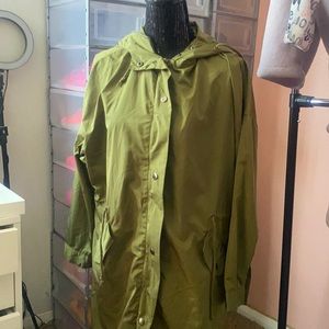 Olive windbreaker
